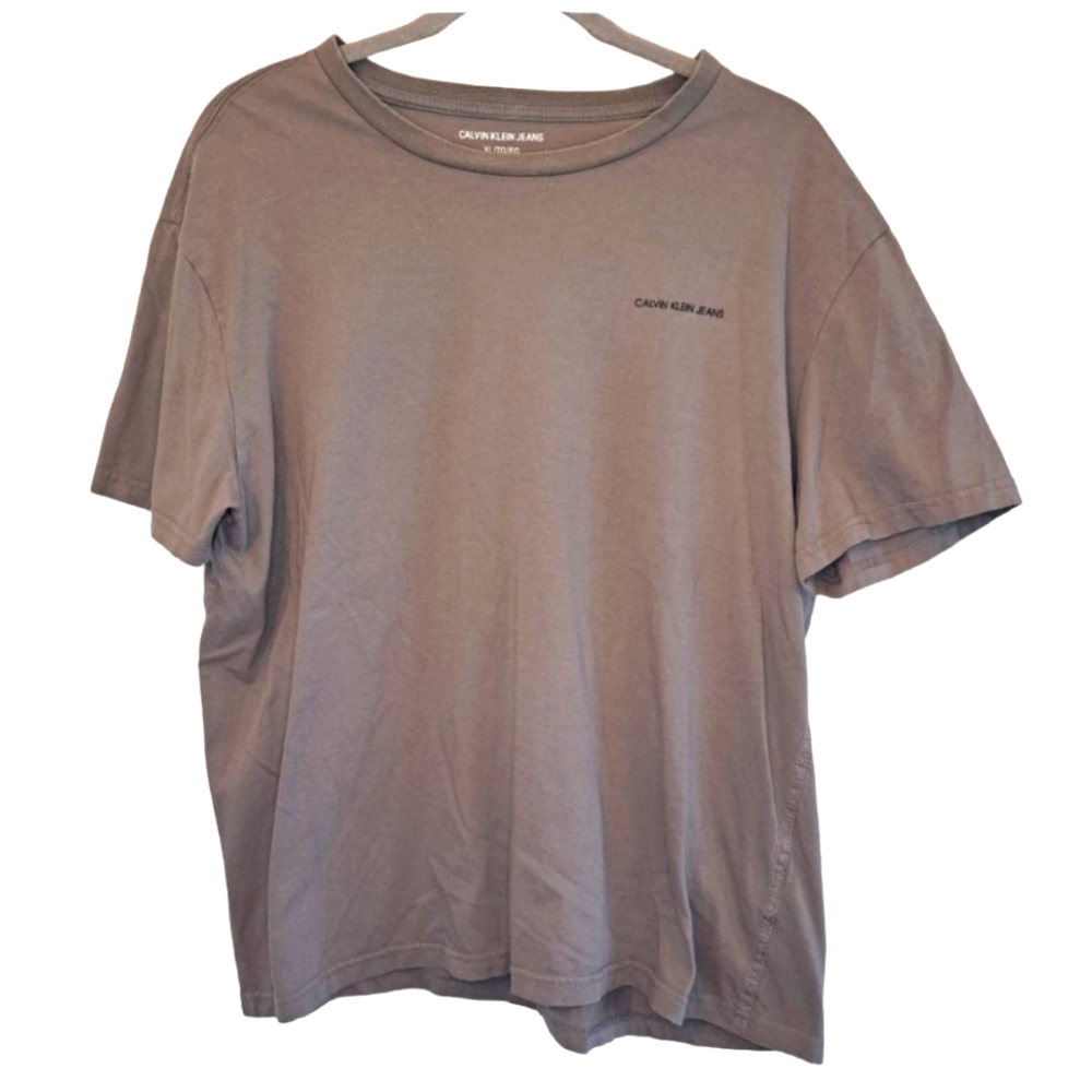 Calvin Klein Jeans Gray Tee Size XL - Picture 1 of 5